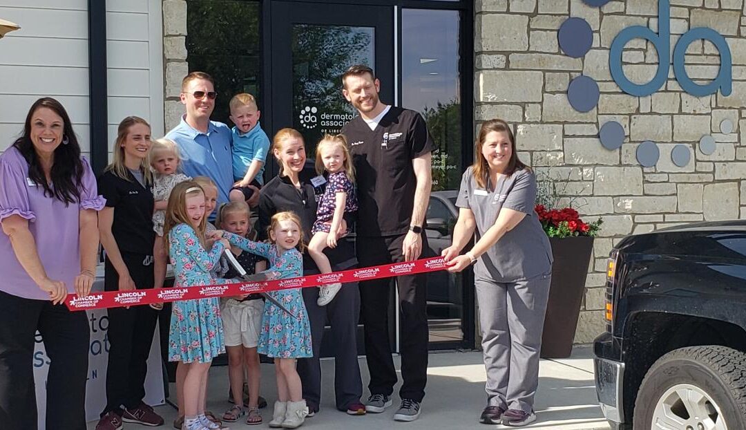 Ribbon Cutting Marks One-Year Anniversary of Dermatology Associates of Lincoln